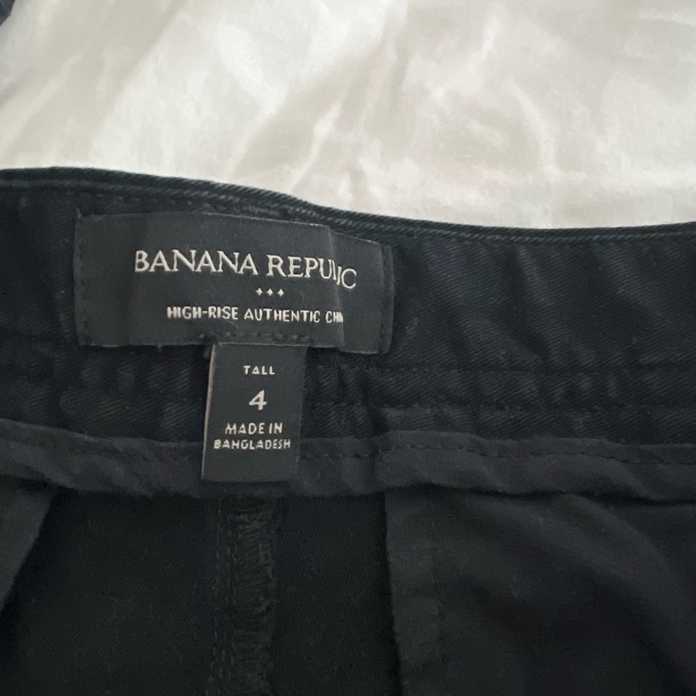 Banana Republic Black High-Rise Pants